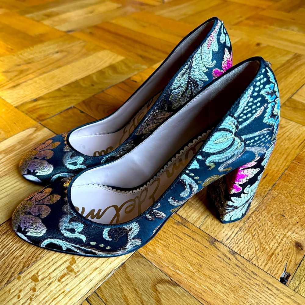 Sam Edelman 7.5 New chunky 4” heels